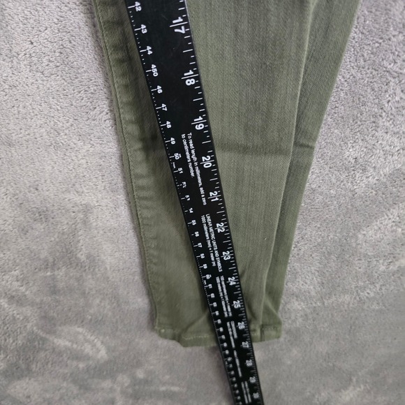 Just USA Olive Green Skinny Jeans Stretch Casual Pants‎ Size 25 - Picture 8 of 9